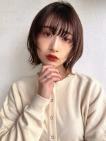 ベイルーム(BAYROOM by HONEY omotesando) 大人可愛い20代30代40代くびれウルフショート×ラテベージュ