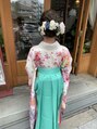 アルブル ヘアデザイン(arbre hair design) 着付するのも自分で着物を着るのも好きです(^^)