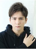 ショートセンターパート【ツーブロック刈り上げ】