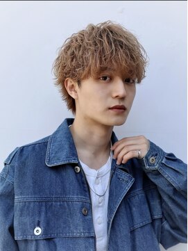 オーシャントーキョー(OCEAN TOKYO) ミルクティーベージュスパイラルマッシュ／ブリーチ