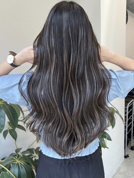 ジルブラン(JIL BLAN) ハイライトバレイヤージュダブルカラー20代30代40代グレージュ