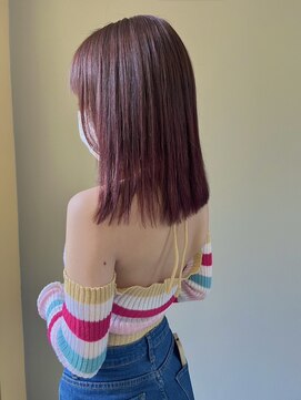 シィーム(cime) 赤髪 ボルドーカラー ブリーチなし赤 ブリーチなしカラー