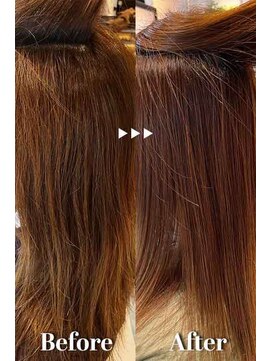 クレヨン ケース(Crayon case) 髪質改善ブラウンナチュラルストレートサラツヤ髪縮毛矯正