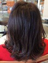 アシャ ヘアー ソリューション 神戸店(asha hair solution)&nbsp;20代30代40代◆レイヤーカットで柔らかい雰囲気に☆上品セミディ