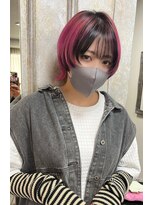 ガルボ ヘアー(garbo hair)&nbsp;ハイトーンデザインカラー高知美容院10代20代