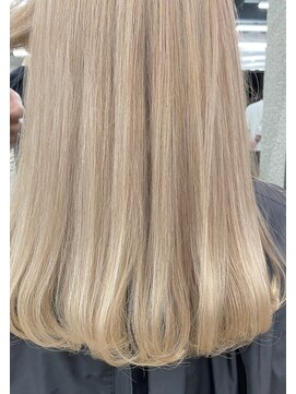 ペレ 栄店(PELE) 前髪/マチルダボブ/ピンクベージュ/インナーグレージュ/栄