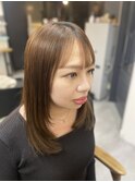 顔まわりレイヤースタイル