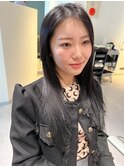 【くせ毛改善】美髪ストレート×ロングレイヤー/レイヤーカット