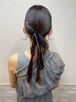 韓国 カチモリヘア  お呼ばれ ヘアセット  エジリ