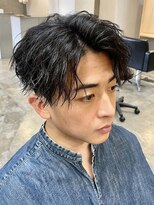 ニアウ 伊勢崎連取店(Niau)&nbsp;センターパートツイストパーマツイストスパイラルパーマ刈り上げ