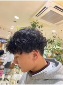 波巻きパーマツイストスパイラルスパイラルパーマ