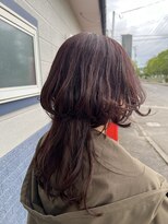 ヘアー バイ ミーズ(hair by Mii’s)&nbsp;レッドブラウン×クラゲカット