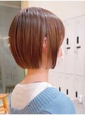 Say.ree ショートボブ ミルクティーアッシュ ミニボブ 表参道