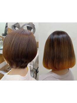 経験豊富なスタイリストが高度な技術で収まりが良い、再現性があるヘアスタイルにさせていただきます◎