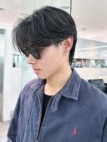 アルバム 渋谷パルコ(ALBUM)&nbsp;短髪ツーブロックマッシュアッシュブラック_ba498551