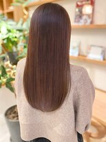 ルエ(rue) 美髪×ストレート×モテ髪×ショコラブラウン 20代30代40代