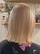 ミルヘアデザイン(mil hair design)&nbsp;ベージュカラー/ロング/セミロング/ミルクティーベージュカラー