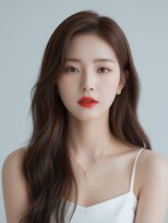 ラナ 新宿(lana)&nbsp;韓国風レイヤー/顔まわり/前髪/ロング/【lana hair 新宿】