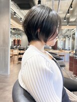 ロンド エメ 柏(Lond aimer) ショートくびれ丸みショートボブハイライトイメチェン髪質改善柏