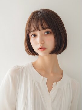 クラン 横浜(Clanc) くびれヘア ハイライトカラー アプリコットオレンジ 夏