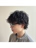 【男性限定】大人気！カットコース＋ツイストスパイラルパーマ　￥12100～