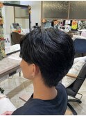 毛流れパーマ
