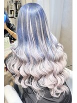 ミニルバイルルカ(minilu by LuLuca)&nbsp;ブルー×ホワイト