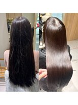 ゴカンムード(Gokan mood)&nbsp;髪質改善縮毛矯正ハイライトダブルカラーショートカット30代40代