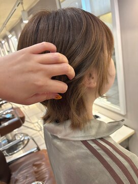 ウルフ×インナーカラー