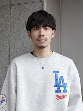 大人メンズマッシュパーマ【倉畑果歩】