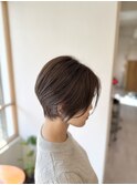 横顔がキレイな抜け感ニュアンスショート