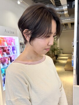 セブンベルベット(7 Velvet) ハンサムショート/ショートヘア/グレージュ　【博多】