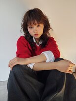 ローレンジウ(LOREN JU)&nbsp;着物ヘア/ダークアッシュ/ミディアムレイヤーカット/名古屋名駅