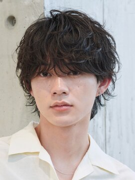 レタッチバイフィフス(RETOUCH by fifth) 原宿メンズパーマルーズパーマシャドウパーマッシュウルフゆるめ
