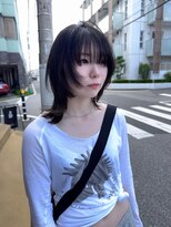 フィット ヒュー 千葉(fit hue) ミルクティーブロンド/ダークブルー/デジタルパーマ/千葉駅