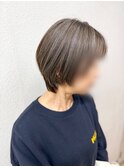 ★白髪活かしヘアカラー×ショートスタイル★
