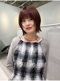ナチュラルショート/ショートボブ/顔周り/30代40代50代