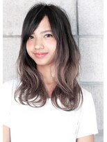 ヘアサロン ガリカ 表参道(hair salon Gallica)&nbsp;☆ 外国人風 “ グレージュ & グラデーション ” semi-long ☆