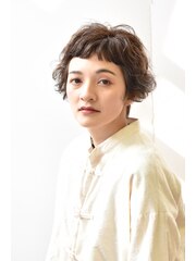 【CLEAR】ワイドバング×short bob