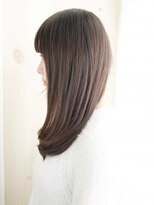 ナル 白山神社参道通り店(nalu)&nbsp;重め毛先のナチュラルワンカールスタイル