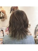 【Meret】グレージュカラー×インナーカラー