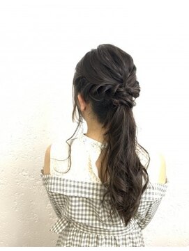 プライズ アイリス 池袋東口店(prize Iris) 大人かわいいローポニーアレンジ　ポニーテール池袋