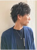 三浦翔平風ウェーブウルフ