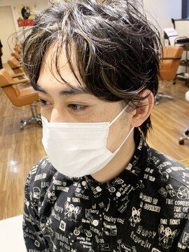 ノラキチジョウジ(NORA KICHIJOJI) #フェイスフレーム#ハイライト#メンズパーマ#古沢提案