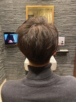 プレミアムバーバー 目黒店(PREMIUM BARBER produce by HIRO GINZA) 前髪上げツーブロック