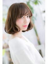 ヘアアンドビューティー ミック(Hair & Beauty miq) 癒し系♪ヘーゼルベージュくせ毛風抜け感プリカールc1
