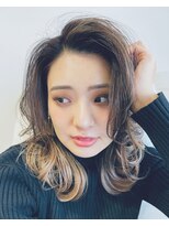 レイ 万博記念公園店(Ray)&nbsp;バレイヤージュ/ミルクティーベージュ/外国人風/つくば美容室