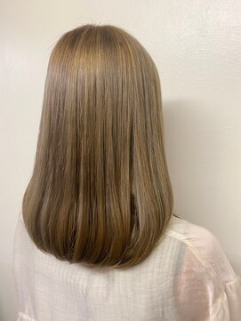 バブルス 久米川店(BUBBLES) ロブ×ミルクティーベージュ