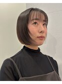 骨格に合わせたミニボブ