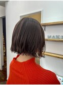 【堀口】外ハネ×切りっぱなしボブ
